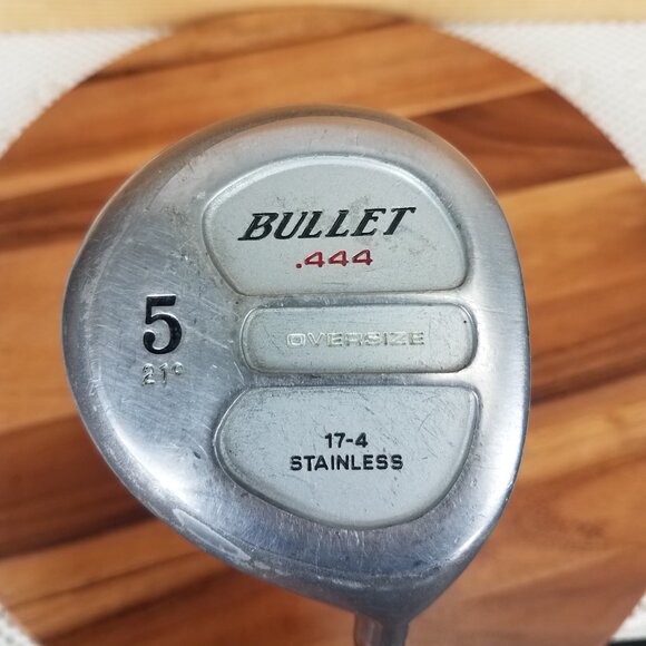 Bullet .444 OVERSIZE #5 Fairway 17-4 RH 21° 43.5" Made with Kevlar&Ceramic Shaft - Picture 4 of 7